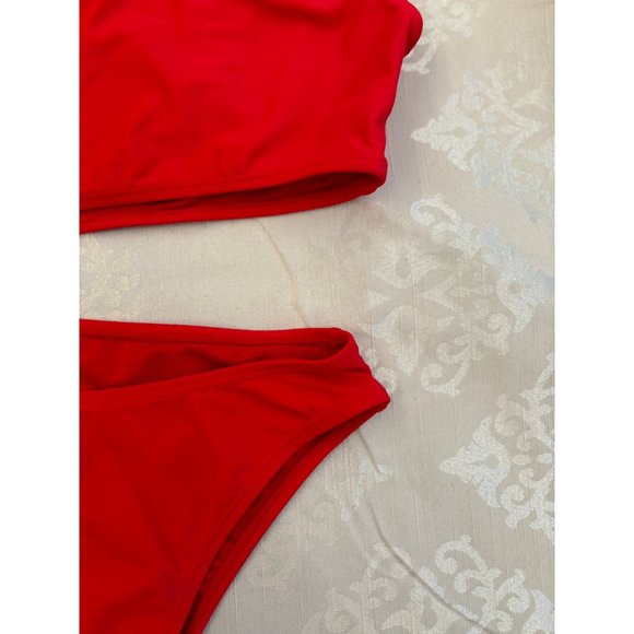 BEAGIMEG Women's Sexy One Shoulder, Cut Out One Piece Swimsuit - Picture 3 of 7